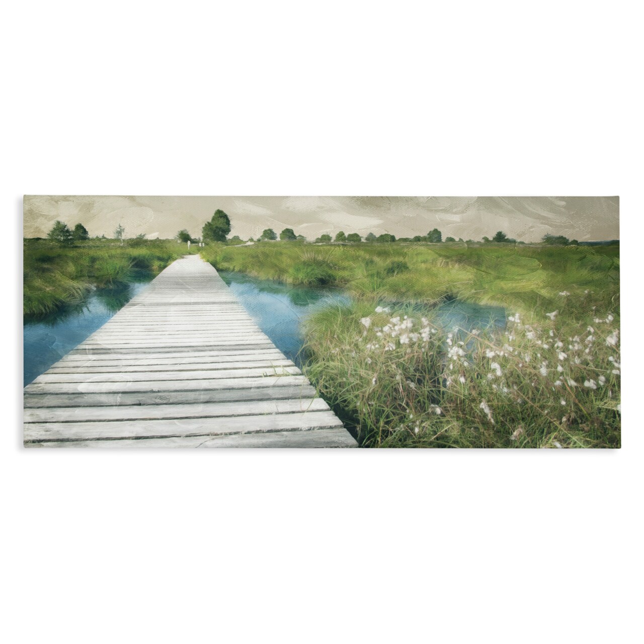 Stupell Industries Walkway On The Marsh Canvas, design by Milli Villa